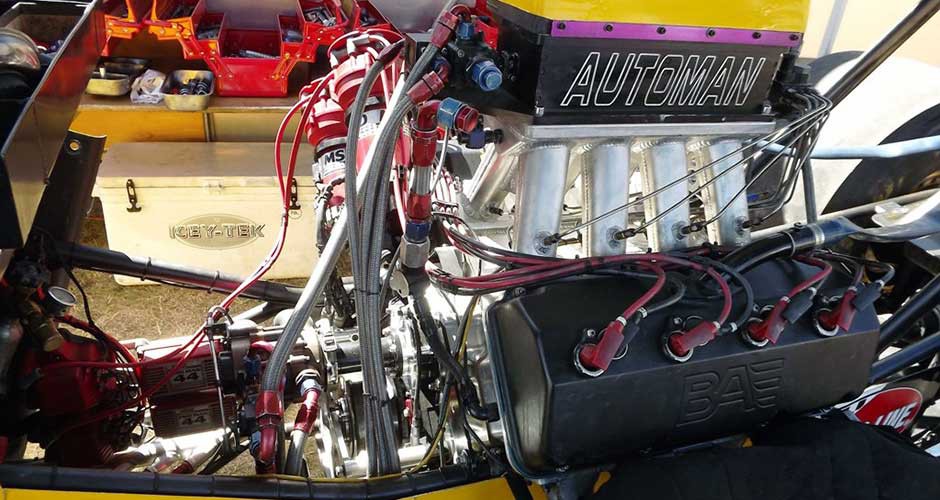 THE MARSH MOTORSPORT A-FUEL DRAGSTER