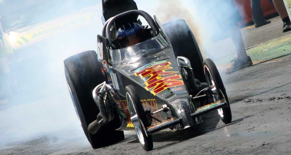 THE MARSH MOTORSPORT SMALL BLOCK FORD POWERED DRAGSTER