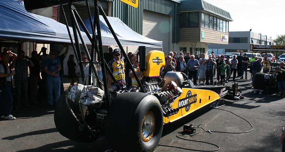 THE MARSH MOTORSPORT A-FUEL DRAGSTER