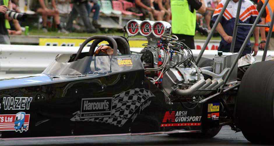 Chris 'CJ' Johnston: Top Alcohol dragster