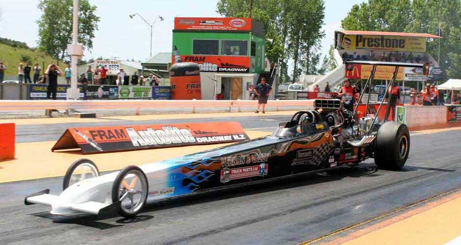 Chris 'CJ' Johnston: Top Alcohol dragster