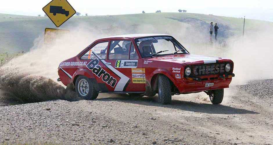 R Van Gisbergen: classic rally car